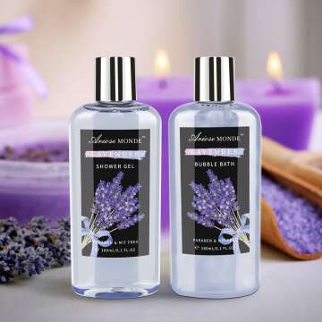 Lavender Spa Bath Gift Set for Women – Relax & Unwind