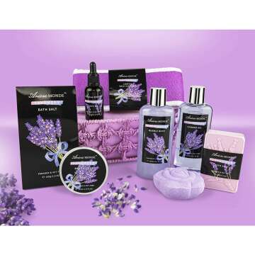 Lavender Spa Bath Gift Set for Women – Relax & Unwind