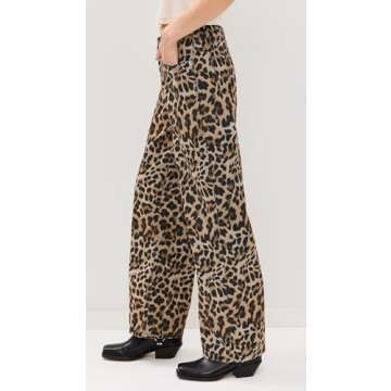 Ragged Priest Women's Leopard Wash Release Jeans