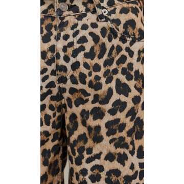 Ragged Priest Women's Leopard Wash Release Jeans