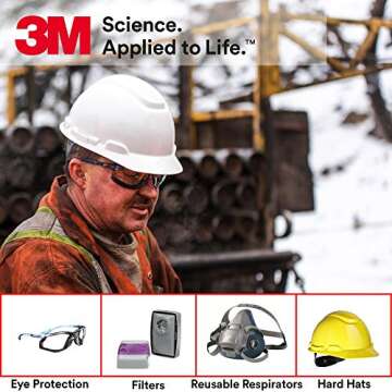 3M Solus 1000 Safety Glasses - Anti-Fog & Low Profile