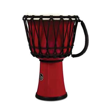 Latin Percussion World Collection Circle Djembe (LP1607RD) Red