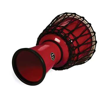 Latin Percussion World Collection Circle Djembe (LP1607RD) Red