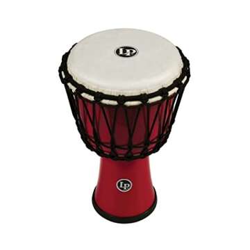 Latin Percussion World Collection Circle Djembe (LP1607RD) Red