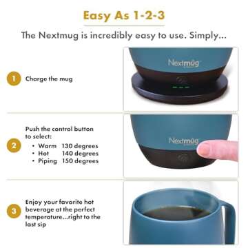 Nextmug Plus - Temperature-Controlled Coffee Mug