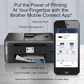 Brother MFC-J1170DW Wireless Color Inkjet Printer