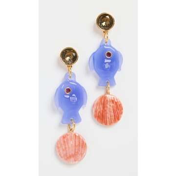 Lizzie Fortunato Women's Pescado Earrings, Multi, One Size