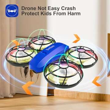 Swifsen Kids Drone with Camera - Ideal Birthday Gift