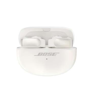 Bose Ultra Open Earbuds, Immersive Audio Open Ear Earbuds, Clip on Earbuds for Comfort, Running Earbuds with OpenAudio for Awareness, Up to 48 Hours of Battery Life, Diamond - 60th Anniversary Edition