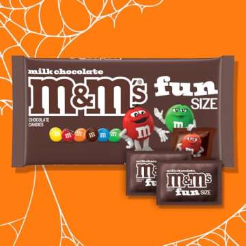 M&M'S Milk Chocolate Candy Fun Size 10.53-Ounce Bag