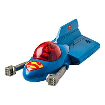 McFarlane Toys, DC Multiverse, 5-inch DC Super Powers Supermobile Action Figure Vehicle Compatible with 5-inch Figures, Collectible DC Retro 1980’s Super Powers Line Figure – Ages 12+