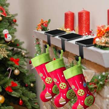 Weighted Christmas Stocking Holders - Set of 4