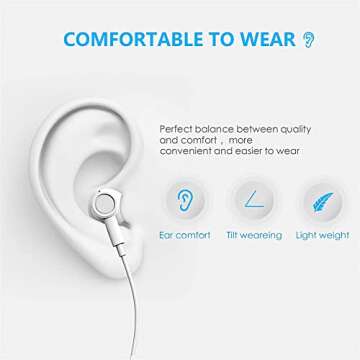 2 Pack-USB C Headphones for iPhone 15 Earbuds USB C Wired Earphones with Mic & Remote Control Noise Cancelling for iPhone 16 pro, iPad Pro, Galaxy S23/S22/S21/S20/Ultra Note 10/20, Pixel 7/6/6a/5/4