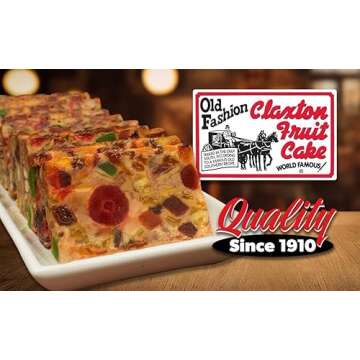 Old Fashion Claxton Fruit Cake - 1 Lb. Dark Recipe