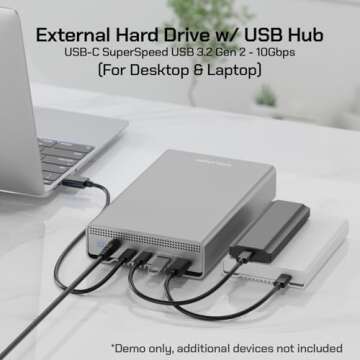 14TB Avolusion PRO-G1 USB 3.2 External Hard Drive