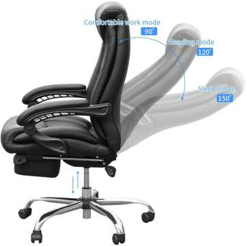 Luxury Reclining Office Chair