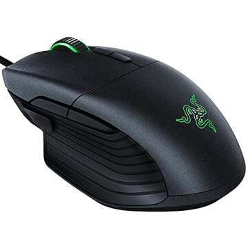 Razer Basilisk Gaming Mouse: 16,000 DPI Optical Sensor - Chroma RGB Lighting - 8 Programmable Buttons - Mechanical Switches - Customizable Scroll Resistance - Classic Black