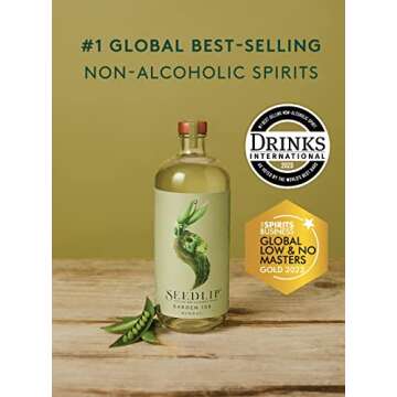 Seedlip Garden 108 - Non-alcoholic Spirit | Calorie Free, Sugar Free | Non-alcoholic Cocktails | 23.7fl oz (700ml)