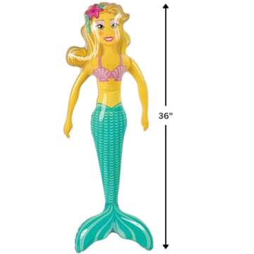 Rhode Island Novelty 36" Inflatable Mermaid