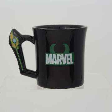 Sun Art MARVEL SAN3114-1 KAWAII Icon Mug, Loki, 9.1 fl oz (270 ml)