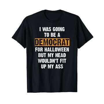 Funny Policital Halloween Costume I Anti Liberal T-Shirt