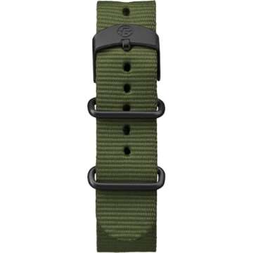 Timex Men's 40mm Scout Watch with Green Fabric Strap