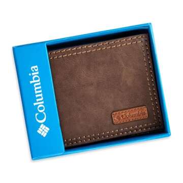 Columbia Men's RFID Passcase Wallet for Everyday Use