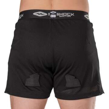 Shock Doctor Men’s Loose Hockey Short Supporter with BioFlex Cup Included. for Adult Men Multi