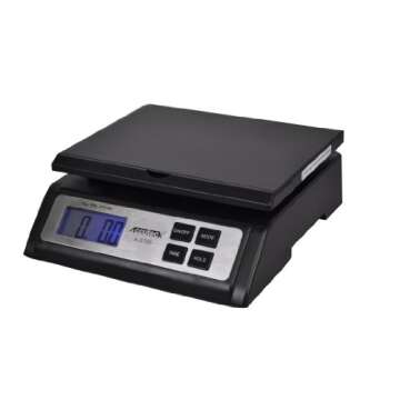 Accuteck A-ST85LB Heavy Duty Postal Shipping Scale with Extra Large Display, Batteries and AC Adapter