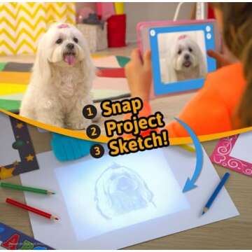 Flycatcher Toys smART Sketcher 2.0, Drawing Projector for Kids, Art Projector for Tracing,Kids Toys,Birthday Gift for age 5+,Art Supplies for Kids 5-8