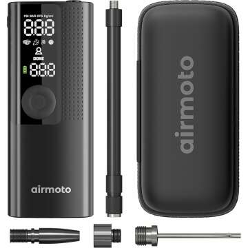 Airmoto Tire Inflator & Case Bundle - Portable & Reliable