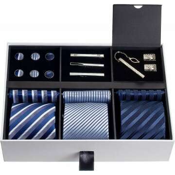 Premium Men's Gift Tie Set