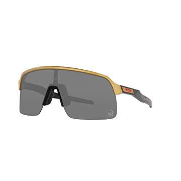 Oakley Men's OO9463 Sutro Lite Rectangular Sunglasses, Patrick Mahomes II Olympic Gold/Prizm Black, 39 mm