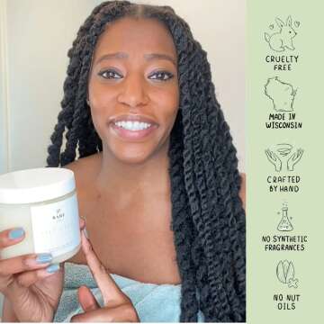 Coconut Vanilla Body Scrub – Natural Exfoliator & Moisturizer