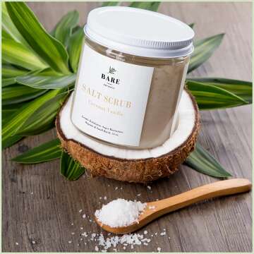 Coconut Vanilla Body Scrub – Natural Exfoliator & Moisturizer