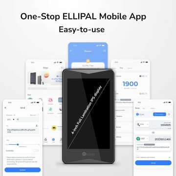 ELLIPAL Titan 2.0 Crypto Cold Wallet, Hardware Wallet, 100% Offline, Air-gapped - The Most Secure Crypto Wallet for 10000+ Coins & Tokens & NFTs