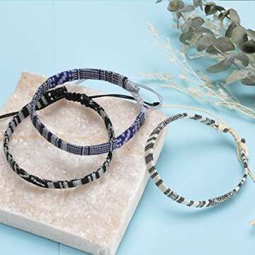 4pcs Beach Bracelet Set - Stylish and Adjustable for All