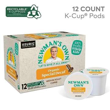 Decaf Coffee K-Cup Pods - Newman's Own, 72 Count