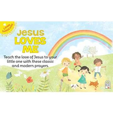 Jesus Loves Me Praying Hands Board Book - Gift for Easter, Christmas, Communions, Birthdays, and more! (Little Sunbeams)