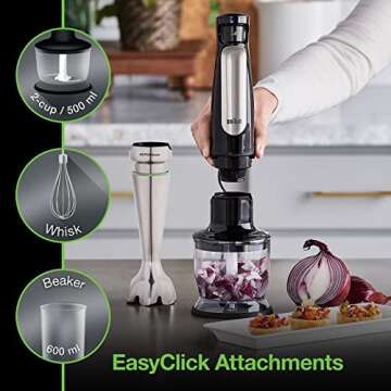 Braun MultiQuick 7 Immersion Blender with Accessories