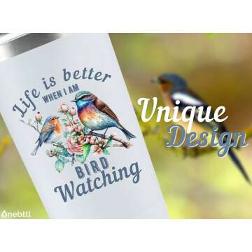 Bird Watching Tumbler - Ideal Gift for Bird Lovers