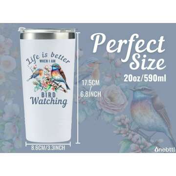 Bird Watching Tumbler - Ideal Gift for Bird Lovers