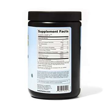 Bad Athletics Blue Raspberry Slush BCAAs for Women - Helps Repair and Maintain Lean Muscle Mass, Stimulant Free, Hydration Blend & Significantly Proven 2:1:1 BCAA Ratio - 30 Servings