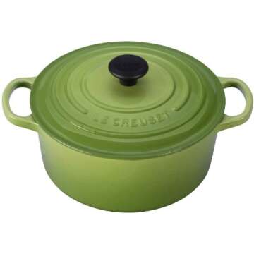 Le Creuset Signature Enameled Cast-Iron 3.5 Quart Round French (Dutch) Oven, Palm