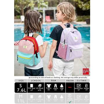 Preschool Mini Backpack for Boys & Girls | Perfect for School & Travel