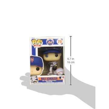 Funko Pop! MLB: Mets - Max Scherzer (Home Jersey)