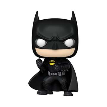 Funko POP! Movies: DC - The Flash - Batman - (Keaton) - DC Comics - Collectable Vinyl Figure - Gift Idea - Official Merchandise - for Kids & Adults - Comic Books Fans - Model Figure for Collectors