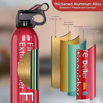 4 Pack Water Fire Extinguishers for Vehicle Safety