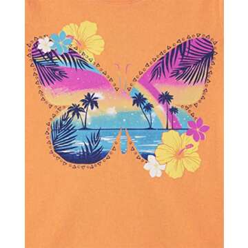 Kids Hawaiian Animals Graphic T-Shirts 4-Pack