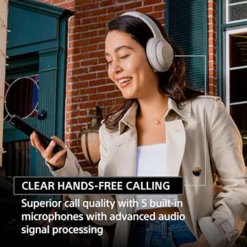 Sony WH-1000XM4 Wireless Premium Noise Canceling Overhead Headphones with Mic for Phone-Call and Alexa Voice Control, Silver WH1000XM4